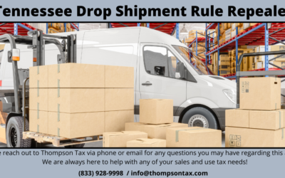 Tennessee Drop Shipment Rule Repealed