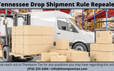 Tennessee Drop Shipment Rule Repealed