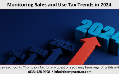 Monitoring Sales and Use Tax Trends in 2024