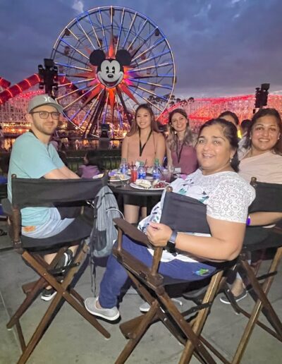 Thompson Tax Team Enjoying the World of Color Dessert Party