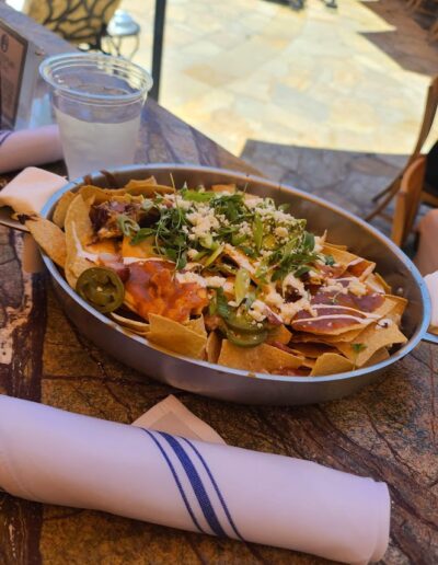 Plate with Nachos