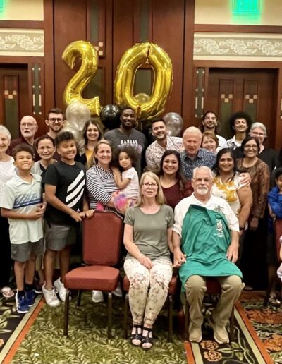 Group Photo of Thompson Tax's 20th Anniversary Dinner Event