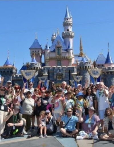 Thompson Tax Team Group Photo at Cinderella's Castle