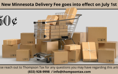 New Minnesota Delivery Fee Goes Into Effect on July 1st