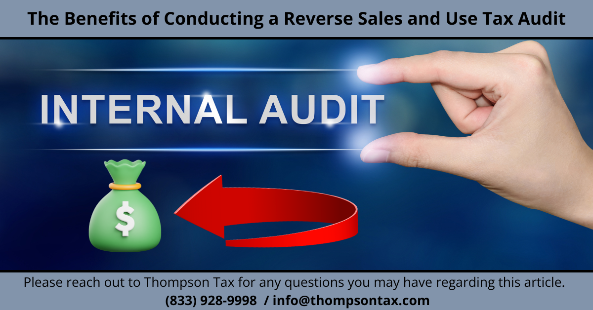 Reverse Sales and Use Tax Audit