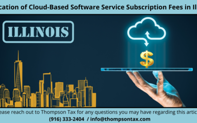 Application of Cloud-Based Software Service Subscription Fees in Illinois