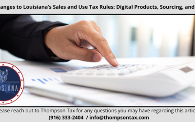 Understanding H.B. 8 and H.B. 10: Key Changes to Sales and Use Tax on Digital Products, Tax Rates, and Sourcing Rules