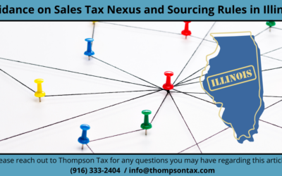 Illinois Updates Guidance on Sales Tax Nexus and Sourcing Rules for Sellers