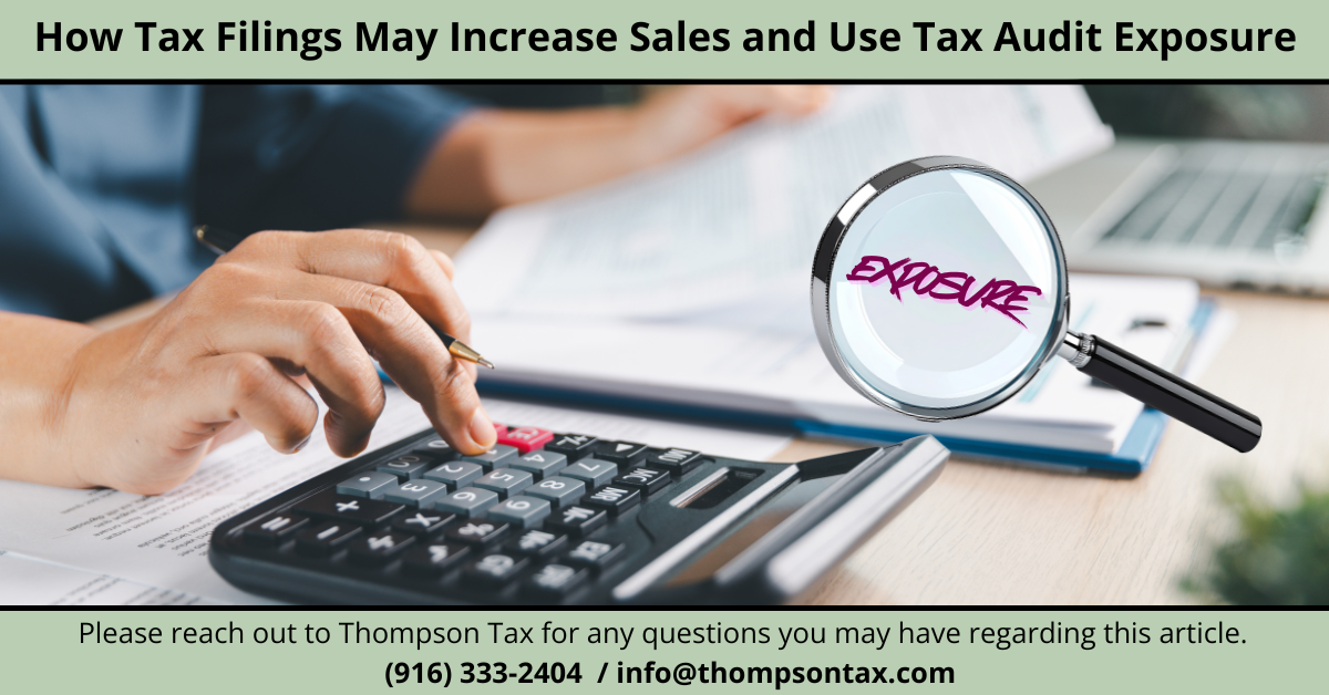 At-a-Glance: Cross-Tax Exposure and Sales and Use Tax Risk