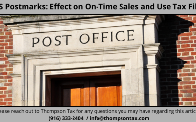 USPS Postmarks and Sales & Use Tax Filing Across All 50 States: What Tax Professionals Need to Know