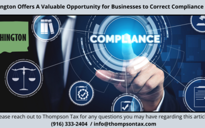 Washington’s ESSB 5814 Penalty Relief Program: A Valuable Opportunity for Businesses to Correct Compliance Issues