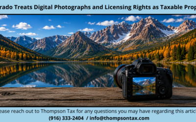 Colorado Treats Digital Photographs and Licensing Rights as Taxable Property